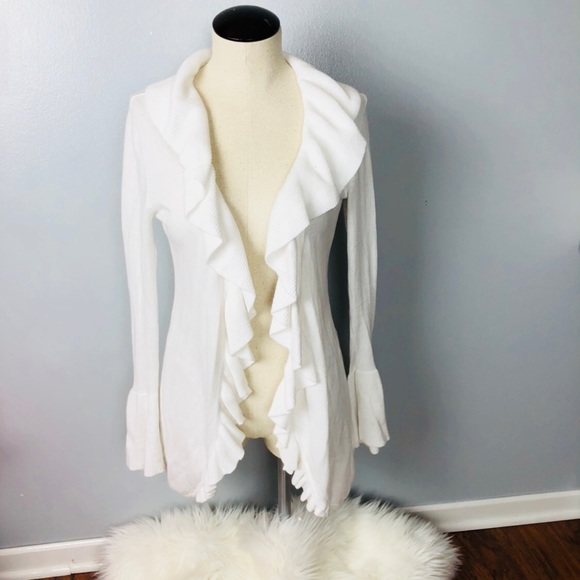 white house black market long cardigan